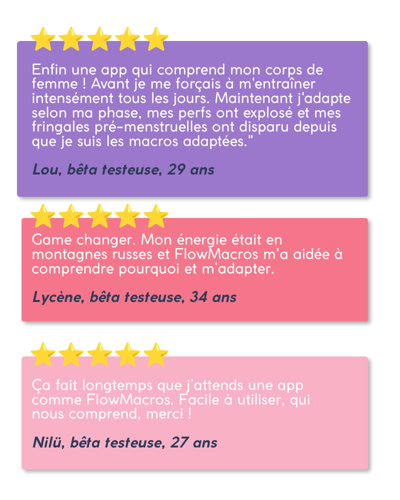 Avis bêta-testatrices